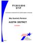 FY May Quarterly Revision AUSTIN DISTRICT