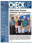 CHECKUP. inside. Child Care Center Celebrates 20 th Anniversary. October 26, Wellness Pay...2. Accreditation...4. Stars On-Line...