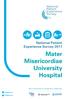 National Patient Experience Survey Mater Misericordiae University Hospital.