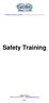 A World Class Leader in Training and Development. Safety Training. Safety Training. Global Learning Services