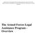The Armed Forces Legal Assistance Program - Overview