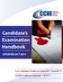 Candidate s Examination Handbook UPDATED OCT 2017