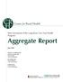 Post-Assessment of the Long Term Care Oral Health Program: Aggregate Report
