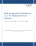 Risk Management Assessment Tool for Ambulatory Care Settings