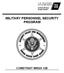 MILITARY PERSONNEL SECURITY PROGRAM