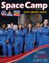 Space Camp 2016 GROUP GUIDE TRAINING THE MARS GENERATION