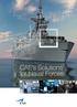 CAE s Solutions for Naval Forces