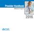 Provider Handbook Medicare Program