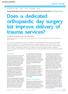 Does a dedicated orthopaedic day surgery list improve delivery of trauma services?