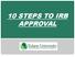 10 STEPS TO IRB APPROVAL