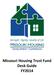 Desk Guide Missouri Housing Trust Fund FY2014