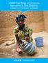 UNICEF Field Notes on Community Approaches to Total Sanitation LEARNING FROM FIVE COUNTRY PROGRAMMES