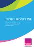 IN THE FRONT LINE Social Care Providers Survey Report on Recruitment and Retention 2015