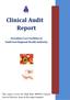 Clinical Audit Report Secondary Care Facilities in South East Regional Health Authority