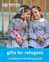 gifts for refugees a holiday fundraising guide