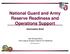National Guard and Army Reserve Readiness and Operations Support