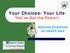 Your Choices- Your Life You ve Got the Power! Advance Directives for Health Care