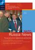 Russia News. Focus on a more operational partnership. issue 3. NATO-Russia Council (NRC) defence ministers meet informally in Berlin