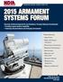 2015 ARMAMENT SYSTEMS FORUM