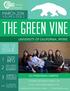 ISSUE MARCH 2014 UNIVERSITY OF CALIFORNIA, IRVINE INSIDE THIS JAIMIE S 2 SUMMIT. VOLUME 9, ISSUE 2 The Green vine UCI POWERSAVE CAMPUS PROJECTS