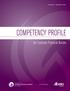 2nd Edition - September 2005 COMPETENCY PROFILE. for Licensed Practical Nurses. In Partnership With