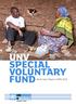 Cover: UNV is administered by the United Nations Development Programme (UNDP)