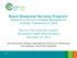 Rapid Response Nursing Program: Supporting Chronic Disease Management through Transitions in Care