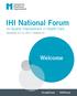 IHI National Forum on Quality Improvement in Health Care