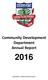 Community Development Department Annual Report