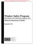 Window Safety Program Final Report to the Minnesota Legislature 2011