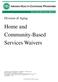 Home and Community-Based Services Waivers