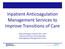 Inpatient Anticoagulation Management Services to Improve Transitions of Care