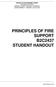 PRINCIPLES OF FIRE SUPPORT B2C2437 STUDENT HANDOUT