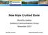 New Hope Crushed Stone. Monthly Update Solebury Communications Group November 2017