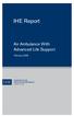 IHE Report. Air Ambulance With Advanced Life Support