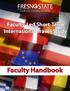 Faculty-Led Short-Term International Travel Study. Faculty Handbook