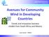 Avenues for Community Wind in Developing Countries
