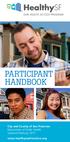 PARTICIPANT HANDBOOK. City and County of San Francisco Department of Public Health Updated February 2017
