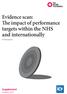 Evidence scan: The impact of performance targets within the NHS and internationally