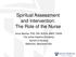 Spiritual Assessment and Intervention: The Role of the Nurse