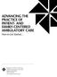ADVANCING THE PRACTICE OF PATIENT- AND FAMILY-CENTERED AMBULATORY CARE