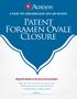Patent Foramen Ovale Closure