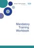 NHS. Blackpool Teaching Hospitals. NHS Foundation Trust. Mandatory Training Workbook. Page 1