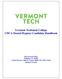 Vermont Technical College CDCA Dental Hygiene Candidate Handbook