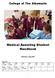 Medical Assisting Student Handbook