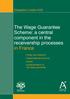 The Wage Guarantee Scheme: a central component in the receivership processes in France