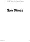 Action Plan Proposed Projects San Dimas