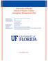 University of Florida School of Theatre + Dance Emergency Management Plan