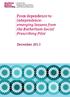 From dependence to independence: emerging lessons from the Rotherham Social Prescribing Pilot