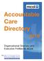 The Accountable Care Directory 2018